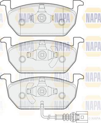 Key Parts KBP2511 - Тормозные колодки, дисковые, комплект autospares.lv