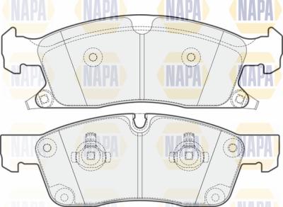 NAPA PBP7561 - Тормозные колодки, дисковые, комплект autospares.lv