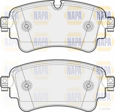 NAPA PBP7518 - Тормозные колодки, дисковые, комплект autospares.lv