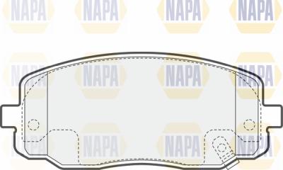 NAPA PBP7526 - Тормозные колодки, дисковые, комплект autospares.lv