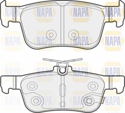 NAPA PBP7698 - Тормозные колодки, дисковые, комплект autospares.lv