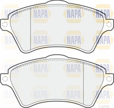 NAPA PBP7645 - Тормозные колодки, дисковые, комплект autospares.lv