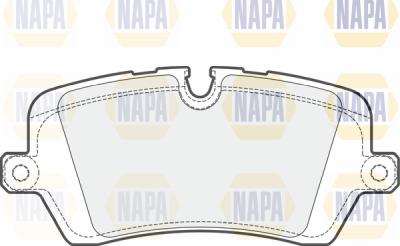 NAPA PBP7648 - Тормозные колодки, дисковые, комплект autospares.lv