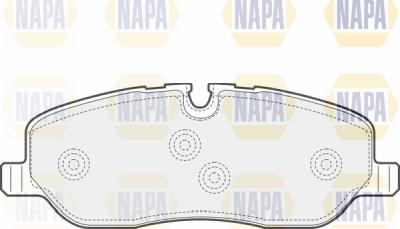 NAPA PBP7643 - Тормозные колодки, дисковые, комплект autospares.lv