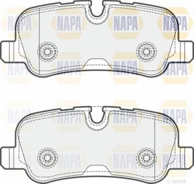 NAPA PBP7639 - Тормозные колодки, дисковые, комплект autospares.lv