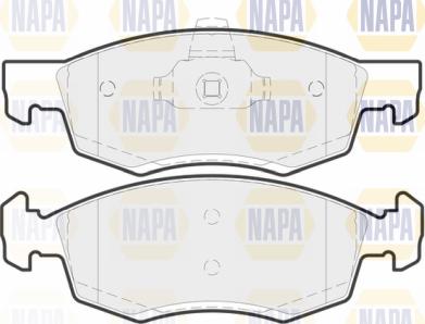 NAPA PBP7674 - Тормозные колодки, дисковые, комплект autospares.lv