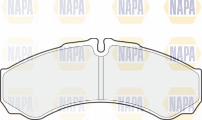 NAPA PBP7098 - Тормозные колодки, дисковые, комплект autospares.lv