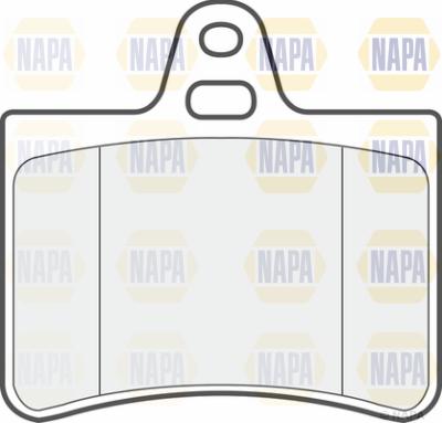 NAPA PBP7020 - Тормозные колодки, дисковые, комплект autospares.lv