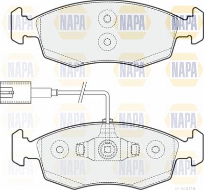 NAPA PBP7194 - Тормозные колодки, дисковые, комплект autospares.lv