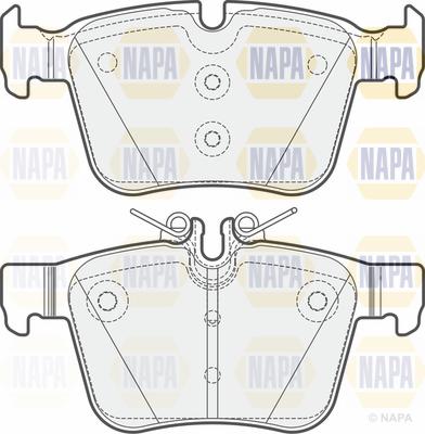 NAPA PBP7104 - Тормозные колодки, дисковые, комплект autospares.lv