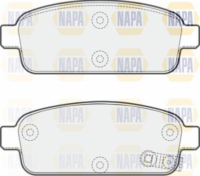 NAPA PBP7130 - Тормозные колодки, дисковые, комплект autospares.lv