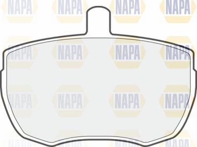 NAPA PBP7120 - Тормозные колодки, дисковые, комплект autospares.lv