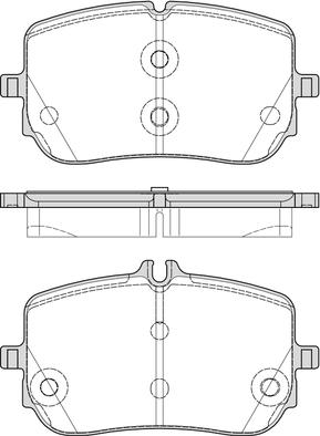 NAPA PBP7813 - Тормозные колодки, дисковые, комплект autospares.lv