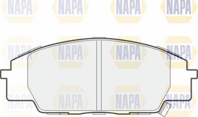 NAPA PBP7394 - Тормозные колодки, дисковые, комплект autospares.lv