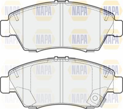 NAPA PBP7395 - Тормозные колодки, дисковые, комплект autospares.lv