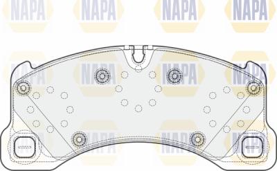 NAPA PBP7358 - Тормозные колодки, дисковые, комплект autospares.lv