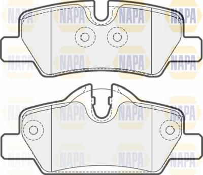 NAPA PBP7357 - Тормозные колодки, дисковые, комплект autospares.lv