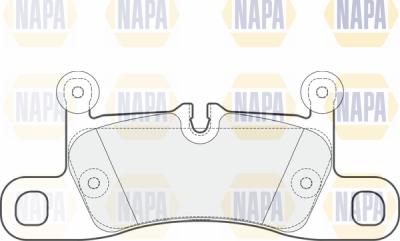 NAPA PBP7360 - Тормозные колодки, дисковые, комплект autospares.lv