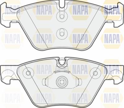 NAPA PBP7331 - Тормозные колодки, дисковые, комплект autospares.lv
