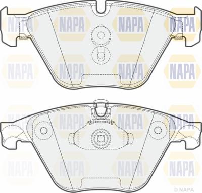 NAPA PBP7332 - Тормозные колодки, дисковые, комплект autospares.lv