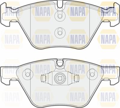 NAPA PBP7325 - Тормозные колодки, дисковые, комплект autospares.lv