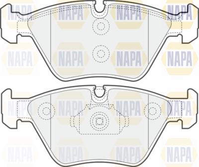 NAPA PBP7322 - Тормозные колодки, дисковые, комплект autospares.lv