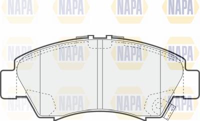 NAPA PBP7374 - Тормозные колодки, дисковые, комплект autospares.lv