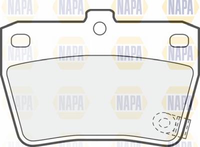 NAPA PBP7252 - Тормозные колодки, дисковые, комплект autospares.lv