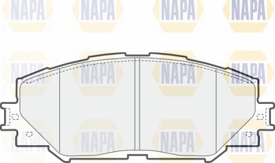 NAPA PBP7218 - Тормозные колодки, дисковые, комплект autospares.lv