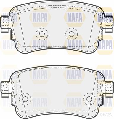 Triscan 40P61133 - Тормозные колодки, дисковые, комплект autospares.lv