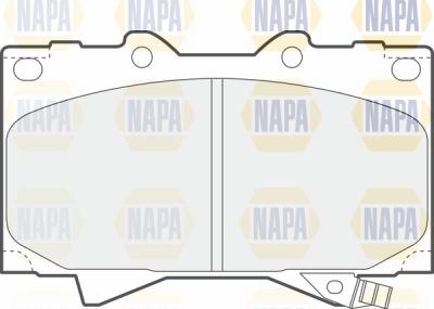 NAPA PBP7239 - Тормозные колодки, дисковые, комплект autospares.lv