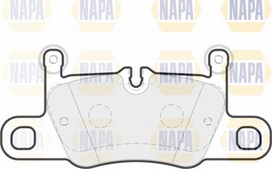 NAPA PBP7752 - Тормозные колодки, дисковые, комплект autospares.lv