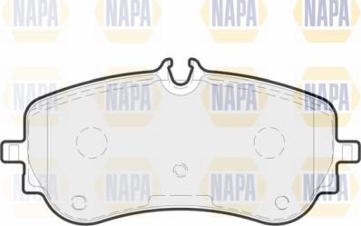 NAPA PBP7739 - Тормозные колодки, дисковые, комплект autospares.lv