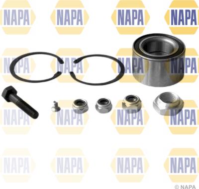 NAPA PWB1044 - Подшипник ступицы колеса, комплект autospares.lv