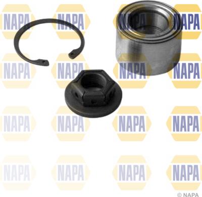 NAPA PWB1004 - Подшипник ступицы колеса, комплект autospares.lv