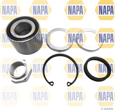 NAPA PWB1007 - Подшипник ступицы колеса, комплект autospares.lv