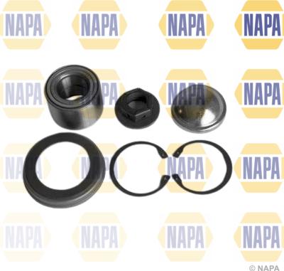 NAPA PWB1154 - Подшипник ступицы колеса, комплект autospares.lv