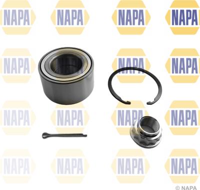 NAPA PWB1111 - Подшипник ступицы колеса, комплект autospares.lv