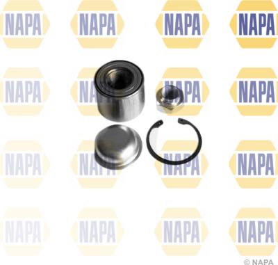 NAPA PWB1219 - Подшипник ступицы колеса, комплект autospares.lv