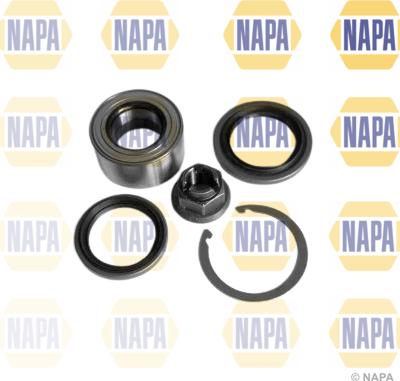 NAPA PWB1217 - Подшипник ступицы колеса, комплект autospares.lv