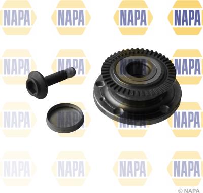 NAPA PWB1222 - Подшипник ступицы колеса, комплект autospares.lv