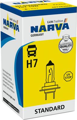 Narva 487283000 - Лампа накаливания, фара дальнего света autospares.lv