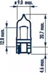 Narva 70717 - Лампа, входное освещение autospares.lv