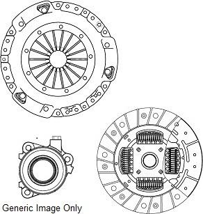 National CK9837-41 - Комплект сцепления autospares.lv