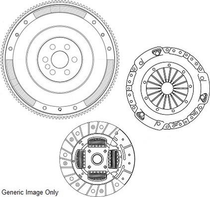 National CK10006F - Комплект для переоборудования, сцепление autospares.lv