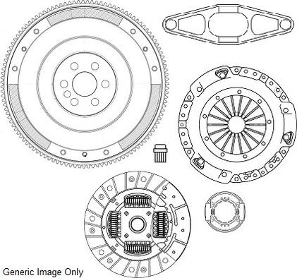 National CK10089F - Комплект для переоборудования, сцепление autospares.lv