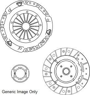 National CK9621 - Комплект сцепления autospares.lv