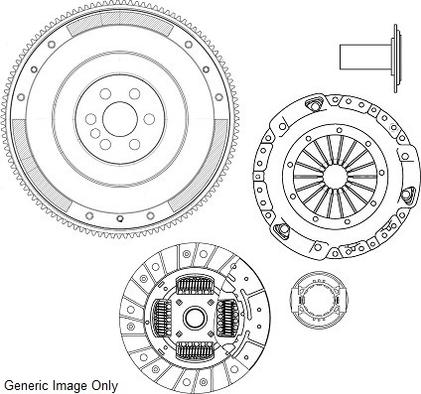 National CK10103F - Комплект для переоборудования, сцепление autospares.lv