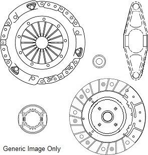 National CK10335 - Комплект сцепления autospares.lv