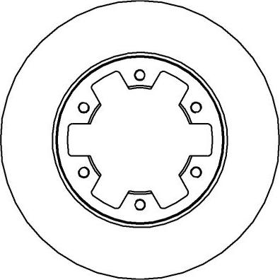 National NBD465 - Тормозной диск autospares.lv